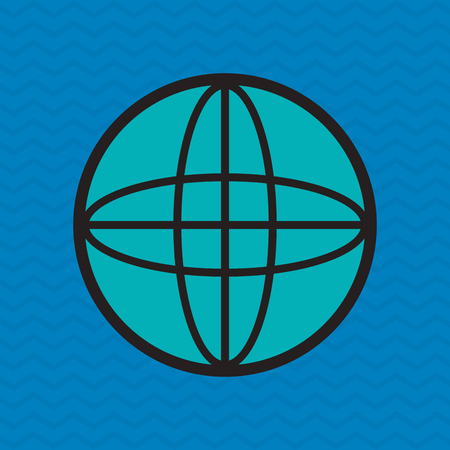 Global concept with icon design, vector illustration 10 eps graphic.のイラスト素材