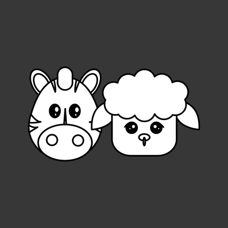 Animal concept with icon design, vector illustration 10 eps graphic.のイラスト素材