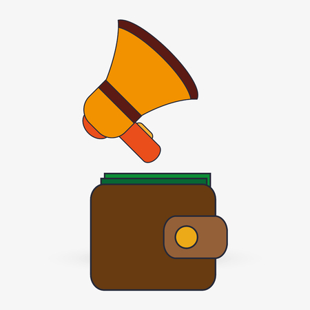 Digital Marketing concept with icon design, vector illustration 10 eps graphic.のイラスト素材