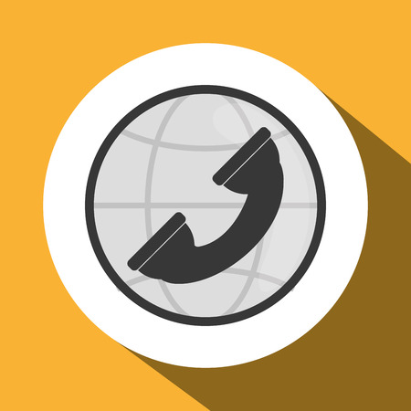 Call center concept with icon designのイラスト素材