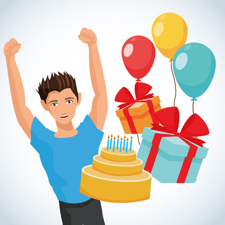 Party concept with icon design, vector illustration 10 eps graphic.のイラスト素材