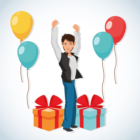 Party concept with icon design, vector illustration 10 eps graphic.のイラスト素材