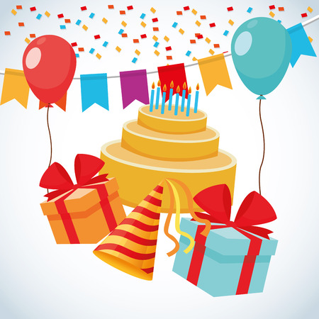 Party concept with icon design, vector illustration 10 eps graphic.のイラスト素材