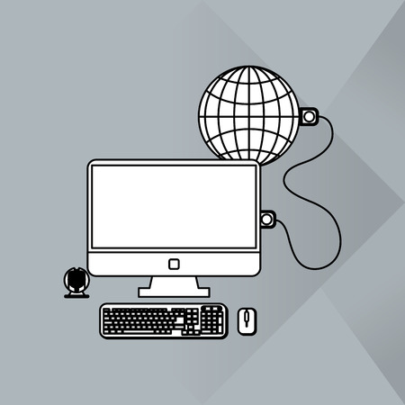 Technology concept with icon design, vector illustration 10 eps graphic.のイラスト素材