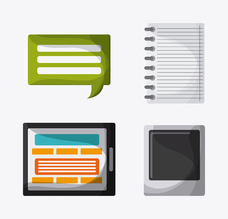 Blogging concept with icon design, vector illustration 10 eps graphic.のイラスト素材