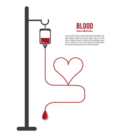 Blood concept with icon design, vector illustration 10 eps graphic.のイラスト素材