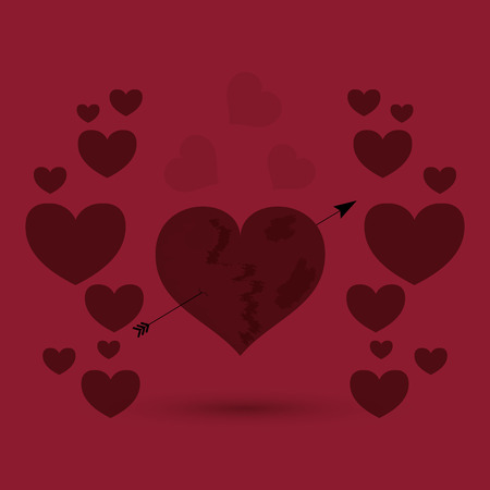 Love concept with icon design, vector illustration 10 eps graphic.のイラスト素材