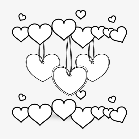 Love concept with icon design, vector illustration 10 eps graphic.のイラスト素材