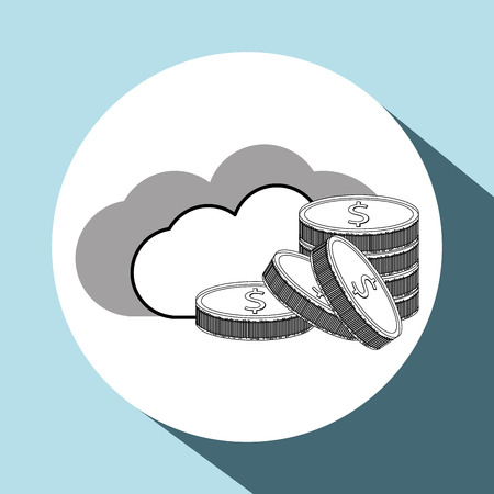 Security system concept with icon design, vector illustration 10 eps graphic.のイラスト素材