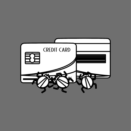 Security system concept with icon design, vector illustration 10 eps graphic.のイラスト素材