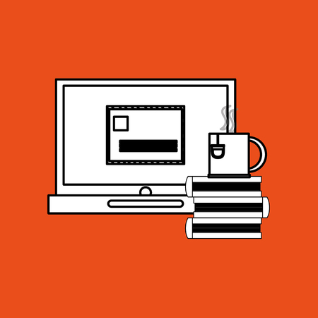 office concept with icon design, vector illustration 10 eps graphic.のイラスト素材