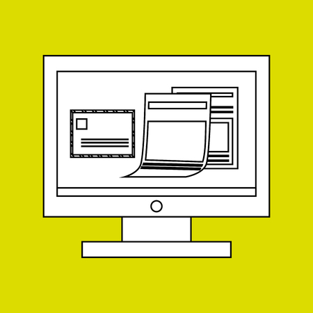 office concept with icon design, vector illustration 10 eps graphic.のイラスト素材