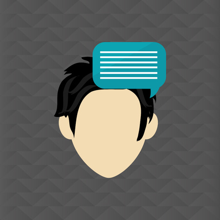 Social media design. business icon. flat illustrationのイラスト素材