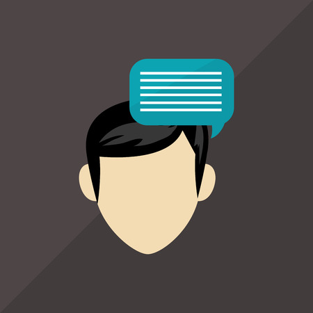 Social media design. business icon. flat illustrationのイラスト素材
