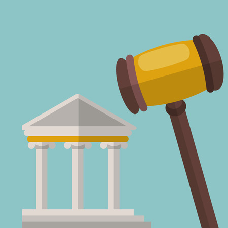 Law concept with icon design, vector illustration 10 eps graphic.のイラスト素材