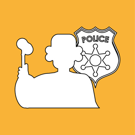 Law concept with icon design, vector illustration 10 eps graphic.のイラスト素材