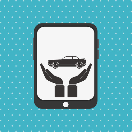 Insurance concept with icon design, vector illustration 10 eps graphic.のイラスト素材