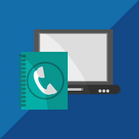 Communication concept with icon design, vector illustration 10 eps graphic.のイラスト素材
