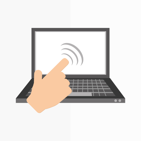 Communication concept with icon design, vector illustration 10 eps graphic.のイラスト素材