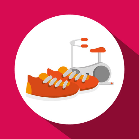 Healthy lifestyle  concept with icon design, vector illustration 10 eps graphic.のイラスト素材