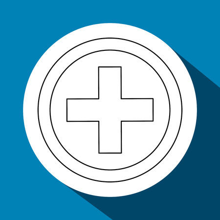 Medical care  concept with icon design, vector illustration 10 eps graphic.のイラスト素材