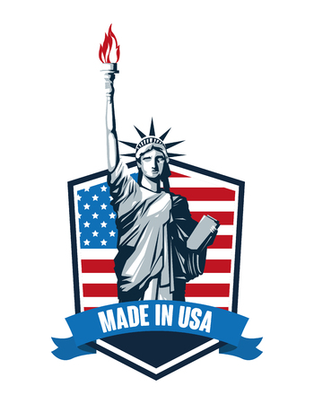 USA concept with icon design, vector illustration 10 eps graphic.のイラスト素材