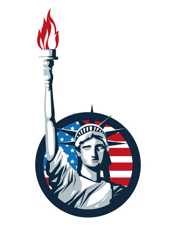 USA concept with icon design, vector illustration 10 eps graphic.のイラスト素材