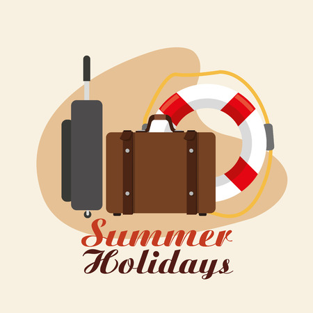 Summer concept with icon design, vector illustration 10 eps graphic.のイラスト素材