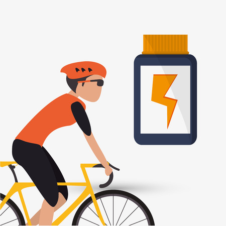 Healthy lifestyle  concept with icon design, vector illustration 10 eps graphic.のイラスト素材