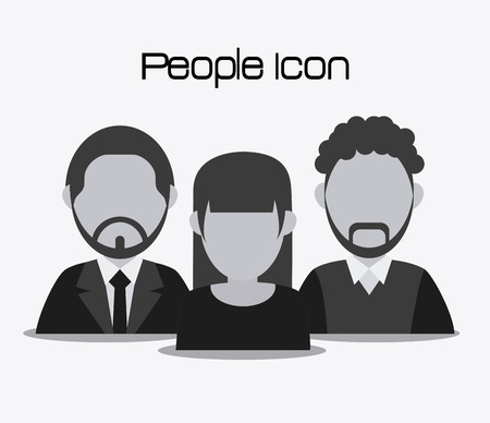 People concept with icon design, vector illustration 10 eps graphic.のイラスト素材