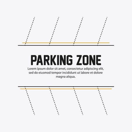 Parking lot concept with icon design, vector illustration 10 eps graphic.のイラスト素材