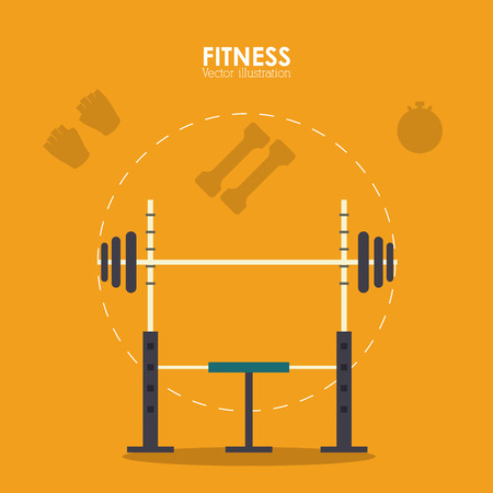 Fitness  concept with icon design, vector illustration 10 eps graphic.のイラスト素材