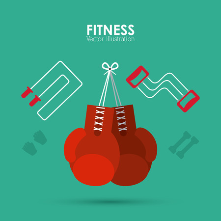Fitness  concept with icon design, vector illustration 10 eps graphic.のイラスト素材