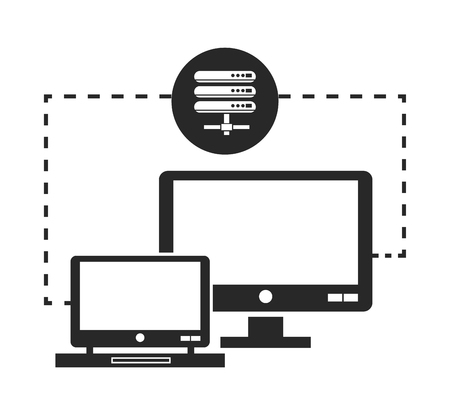Device concept with icon design, vector illustration 10 eps graphic.のイラスト素材