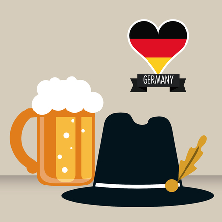 Germany concept with icon design, vector illustration 10 eps graphic.のイラスト素材
