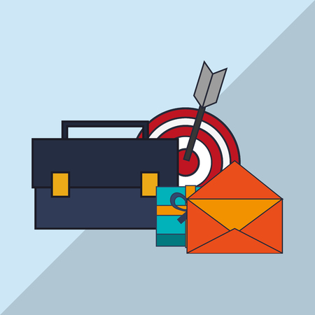 Digital Marketing concept with icon design, vector illustration 10 eps graphic.のイラスト素材