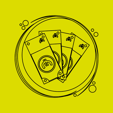 Financial item concept with icon design, vector illustration 10 eps graphic.のイラスト素材
