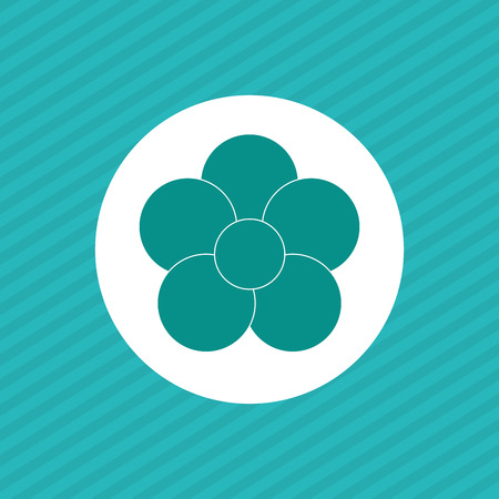 Flower concept with icon design, vector illustration 10 eps graphic.のイラスト素材