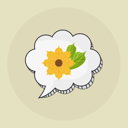 Flower concept with icon design, vector illustration 10 eps graphic.のイラスト素材