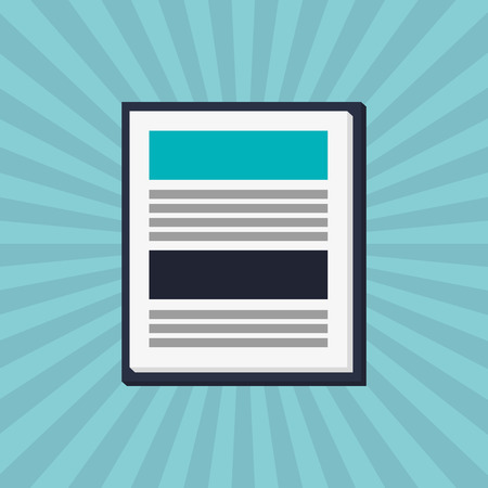 document concept with icon designのイラスト素材
