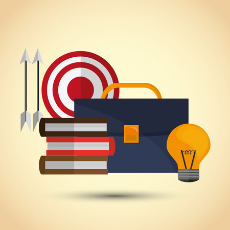 suitcase concept with icon designのイラスト素材