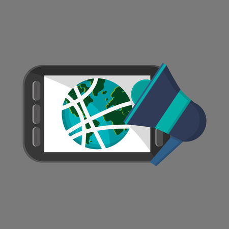 Communication concept with icon design, vector illustration 10 eps graphic.のイラスト素材