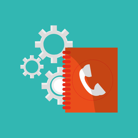 Communication concept with icon design, vector illustration 10 eps graphic.のイラスト素材