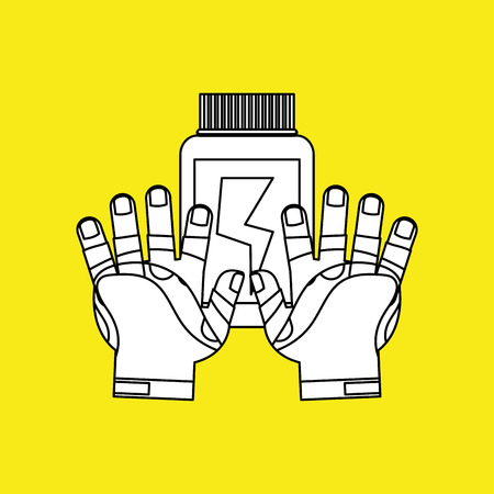 Healthy lifestyle  concept with icon design, vector illustration 10 eps graphic.のイラスト素材