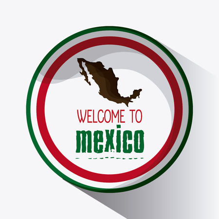 Mexico concept with icon design, vector illustration 10 eps graphic.のイラスト素材