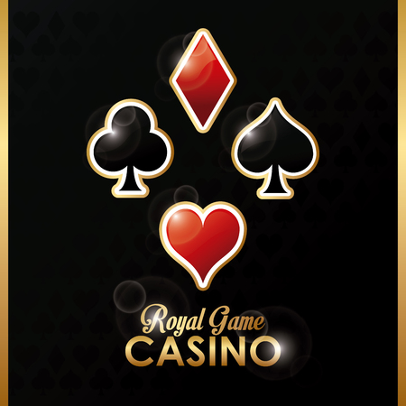 Casino concept with icon design, vector illustration 10 eps graphic.のイラスト素材