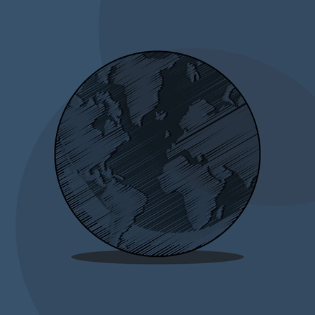 Planet  concept with icon design, vector illustration 10 eps graphic.のイラスト素材