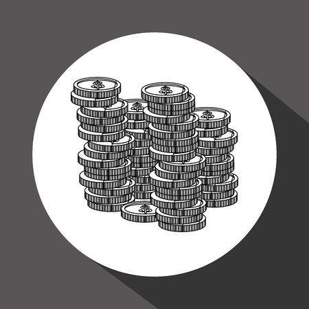 Money concept with icon design, vector illustration 10 eps graphic.のイラスト素材