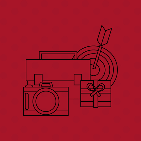Digital Marketing concept with icon design, vector illustration 10 eps graphic.のイラスト素材
