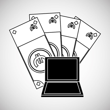 Financial item concept with icon design, vector illustration 10 eps graphic.のイラスト素材